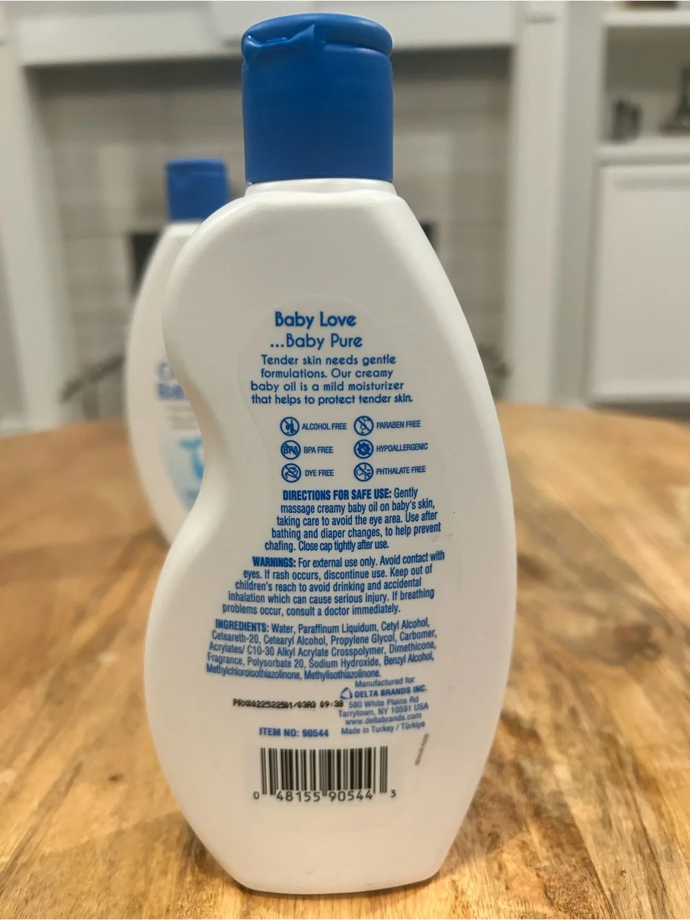 Baby Love Creamy Baby Oil- Gentle Moisturizing Care- Hypoallergenic